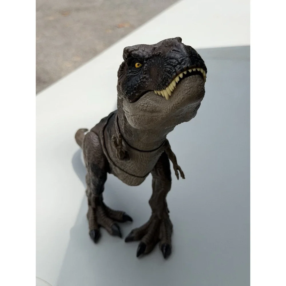 Jurassic World Dominion Thrash 'N Devour Tyrannosaurus Rex Action Figure WORKS!